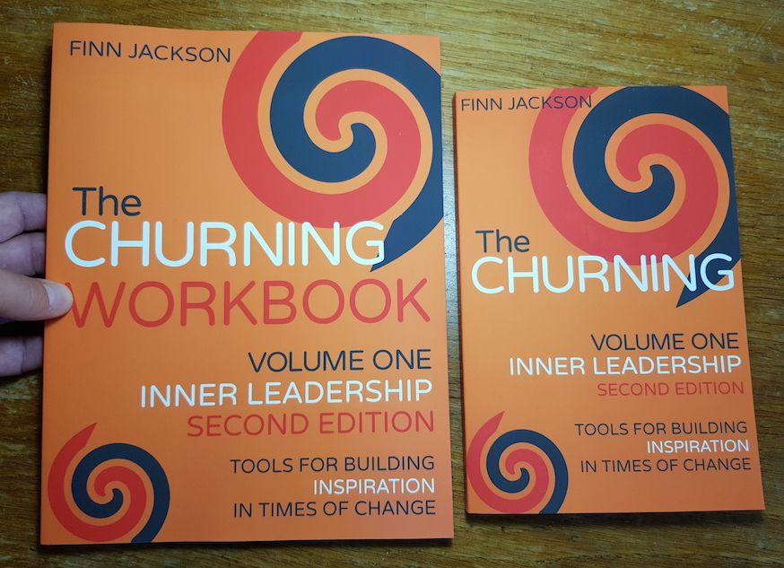 Copies of Inner Leadership and the Workbook, side by side